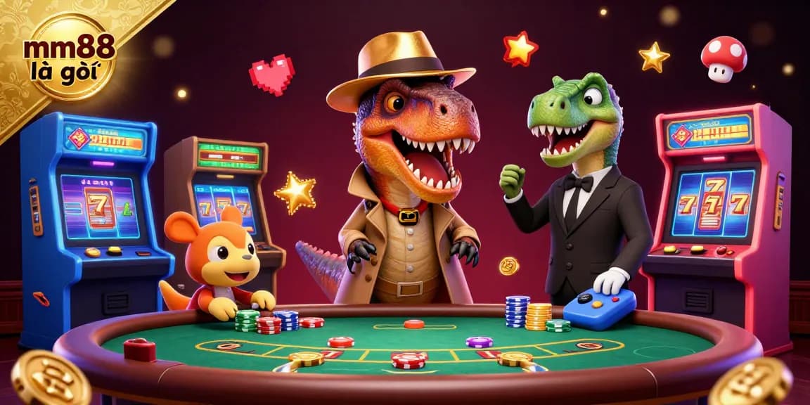 Experience the excitement of mm88 là gì with vibrant casino action and colorful gaming elements.