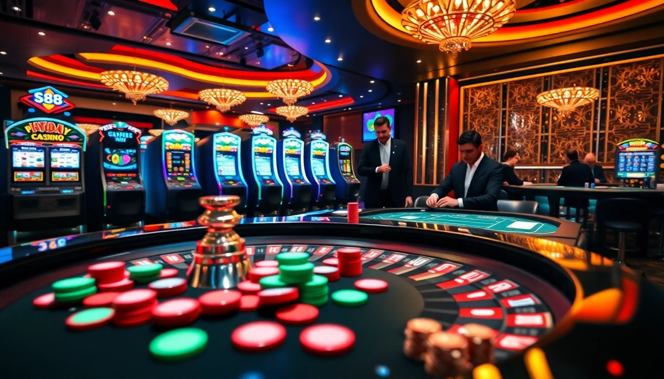 Experience high-stakes excitement at S8.com casino with vibrant tables and thrilling gameplay.