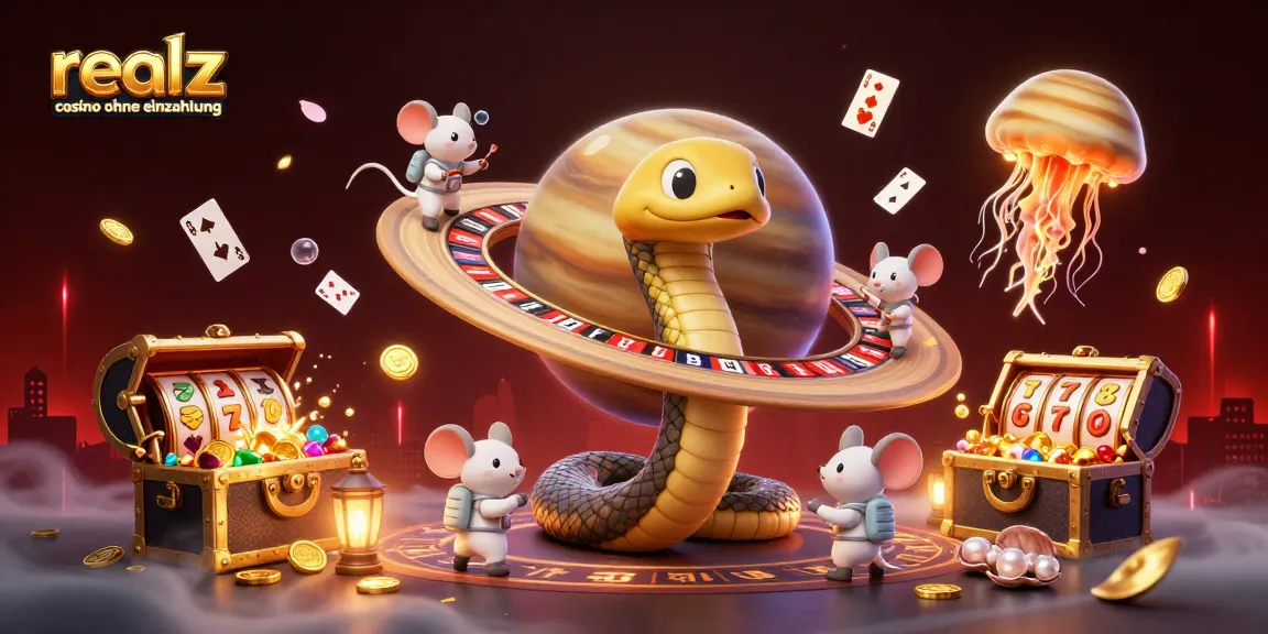 Spiele im realz casino ohne Einzahlung: Abenteuer mit einer Saturschlange und Astronauten-Mäusen